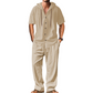 🌴Vacation Mode, Everyday Comfort 👕Men's Casual Hooded Shirt & Pants Set