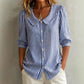 🎁2026 New Arrivals 50% OFF💥Summer Commuter Striped Button-Down Shirt🌸👔