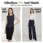 🌸 50% OFF NOW! 🌸Women's Pinstripe Wrap Waist Jumpsuit