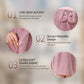 Women's Plus Size Warm Towel Wrap Robe Set with Drying Cap