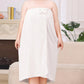Women's Plus Size Warm Towel Wrap Robe Set with Drying Cap