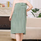 Women's Plus Size Warm Towel Wrap Robe Set with Drying Cap