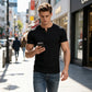 👕 50% OFF NOW! 💪 Men's Lightweight Henley T-Shirt – Muscle Fit & Breathable – Moisture-Wicking & Classic Style 🌿
