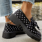 📢📢50% OFF !! ⏰Women's Polka Dot Bow Platform Loafers