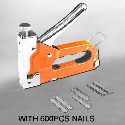 📢📢40% OFF !! ⏰3 In 1 Staple Nail Tool ✅ Adjustable Power & 600 Nails Included | Fast DIY Woodworking Fixes 🔥 -49% TODAY ONLY