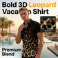 🔥2026 New Arrival ＆ Hot Sale ＆ 50％ Off🔥Men's Short Sleeve Leopard Print Button Down Shirt