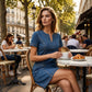 🥳SUMMER HOT SALE🥳💞50K+ SOLD!💥50% OFF! 🔥Women's Short Sleeve V-Neck Denim Dress