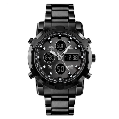 ⌚ 50% OFF NOW! 🔥 Men‘s Military Watch – Analog-Digital Display, Waterproof & Shock-Resistant 🛡️