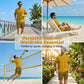 💛Men's Yellow Graphic Print Short Sleeve Tracksuit Set