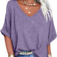 🥳SUMMER HOT SALE🥳💞50K+ SOLD!💥50% OFF! 🔥Women's Casual Loose V-Neck Top
