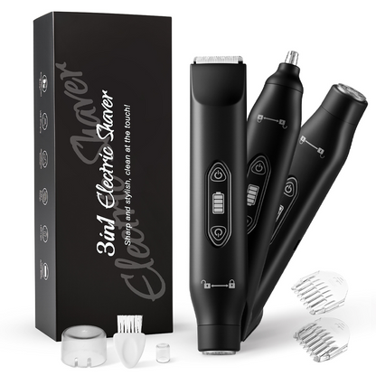 🔥50K+ Sold🪒 Waterproof Nose & Body Hair Trimmer, Replaceable Ceramic Blades, Wet & Dry, Ideal Gift for Men & Women🎁