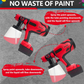 🏆LAST DAY SALE 50% OFF🔥Cordless Electric Paint Sprayer with 3 Patterns