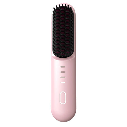 📢📢50% OFF !! ⏰ Cordless Ceramic Hair Straightening Brush