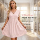 Women’s Solid Color Textured Knit Dress