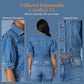 🧥 50% OFF NOW! ⏰ Women's Puff Short Sleeve Cropped Denim Jacket – Lightweight & vintage wash – Flattering cropped fit, perfect for summer layering or over dresses 🌸