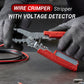Wire Crimper Stripper with Voltage Detector