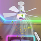 📢📢50% OFF !! ⏰Smart Ceiling Fan with Light, RGB & Bluetooth Speaker