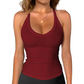 📢📢50% OFF !! ⏰Women's Ribbed V-Neck Tank Top