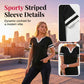 Women's Short Sleeve Color Block Tee