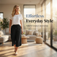 🥳2026 HOT SALE!!🥳 Women's Solid-Color Loose-Fit Cropped Pants !!!