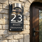 Solar Powered LED House Number Light