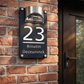 Solar Powered LED House Number Light