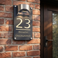 Solar Powered LED House Number Light