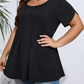 👚 50% OFF NOW! ✨ Women's Pleated Front Puff Sleeve T-Shirt – Soft, breathable & elegant puff sleeves – perfect for work, brunch or spring days 🌸