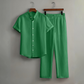 👔 LIMITED-TIME 50% OFF! ✨ Men's Textured 2-Piece Set – Shirt & Pants, Breathable, Coordinated 🧳