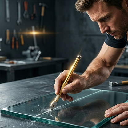 🔧 50% OFF! ✍️ Professional pen-style glass cutter – Carbide wheel, ergonomic grip, and precise cutting – perfect for mirrors, windows, or glass art