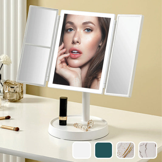 💝✨[Best Gift for Her]💄💋 LED Multifunctional Foldable Makeup Mirror 🪞🔥