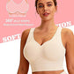 Soft Intention Plus Size Back Fat Smoothing Jelly Bra, Everyday, Seamless, Push Up