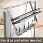 🔥While Supplies Last 50% OFF!🎉 Over The Door Hooks with Storage Basket