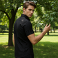 ⏳Limited-time 61% off⏰  ⚡Buy 2 get 5%+ Free Shipping✈️  Men's Textured Black Short Sleeve Shirt👔