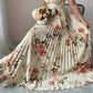 🌸2026 New Arrival🌸 👗 Elegant Floral Print Pleated Maxi Dress ✨– Romantic Square Neck, Ruffle Sleeves & Flowing Floral Skirt🌷