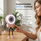 🤖💨 Flexible Robot Desk Fan with LED Light – Cute Anime Design, 5 Speeds, 360° Bendable Neck, USB Powered. Perfect for Office, Bedroom & Study! 📚✨🔋