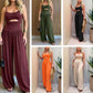 👗 2026 New Arrivals 58% OFF✨ Sleeveless Cutout Wide-Leg Jumpsuit with Adjustable Back Tie – Alluring, Flowy, Sophisticated 🌴
