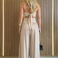 👗 2026 New Arrivals 58% OFF✨ Sleeveless Cutout Wide-Leg Jumpsuit with Adjustable Back Tie – Alluring, Flowy, Sophisticated 🌴