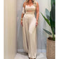👗 2026 New Arrivals 58% OFF✨ Sleeveless Cutout Wide-Leg Jumpsuit with Adjustable Back Tie – Alluring, Flowy, Sophisticated 🌴