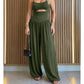 👗 2026 New Arrivals 58% OFF✨ Sleeveless Cutout Wide-Leg Jumpsuit with Adjustable Back Tie – Alluring, Flowy, Sophisticated 🌴