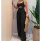 👗 2026 New Arrivals 58% OFF✨ Sleeveless Cutout Wide-Leg Jumpsuit with Adjustable Back Tie – Alluring, Flowy, Sophisticated 🌴