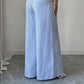 🌸 50% OFF NOW! 🌸High-Waist Striped Wide-Leg Trousers