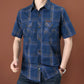 👔50% OFF! 🍂 Men's Casual Plaid Short Sleeve Shirt – Classic Pattern, Relaxed Fit, Breathable Comfort ✨