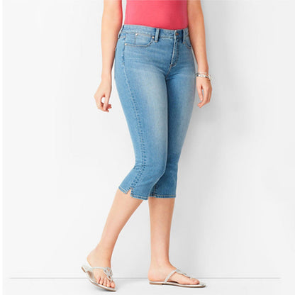 🌸 LIMITED-TIME 50% OFF! ✨Women's Stretch Denim Capri Jeans