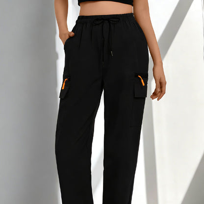 📢📢50% OFF !! ⏰ Women's Cargo Pants – Drawstring Waist, Quick-Dry, Athleisure 🍁