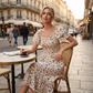 🌈2026 Summer Hot Sale 51% OFF!✨Square Neck Floral Midi Dress – Smocked Bodice, Flowy Tiered Skirt🌸1