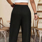 👖 LIMITED-TIME 50% OFF! ✨ Women’s Cuffed Ankle Pants – Relaxed Fit, Elastic Waist, Solid Colors 🍂