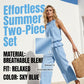 👚 50% OFF NOW! 🌸 Women's Sleeveless Smocked Neck Top & Pants Set – Stretchy & breathable – Flowy fit, perfect for summer or beach days – effortless matching style 👖