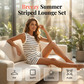👚 50% OFF NOW! 🏆 Women's Striped Sleeveless Top & Shorts Set – Lightweight & breathable – Perfect for summer lounging, beach or casual days – easy matching style 🩳