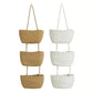🧺✨Wall-Hanging Storage Organizer – 3-Tier, Boho Style, Space-Saving 🏡